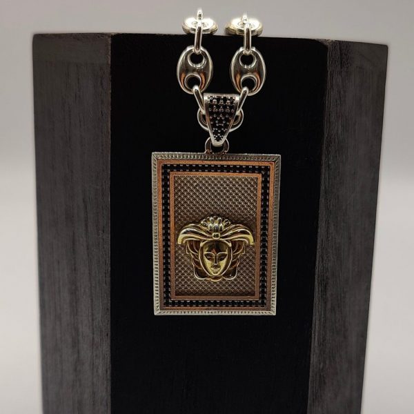 Colgante Plata estilo Versace - Imagen 3