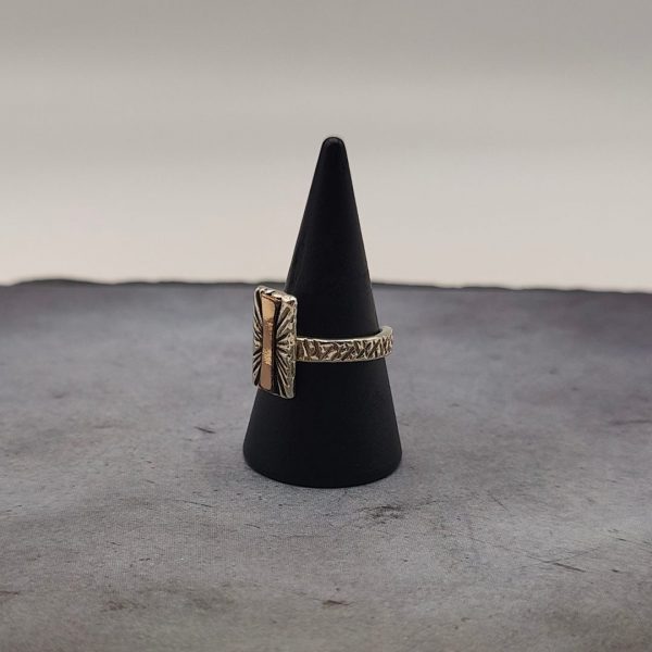 Anillo de plata artesanal extensible