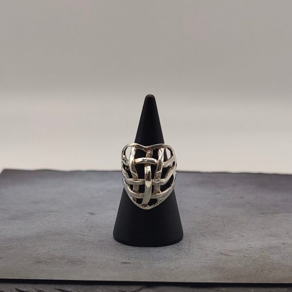 Anillo malla de plata