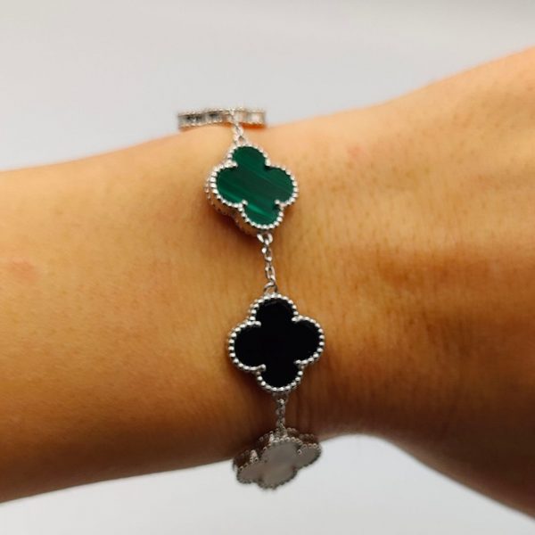Pulsera flores van cleff con diferentes piedras