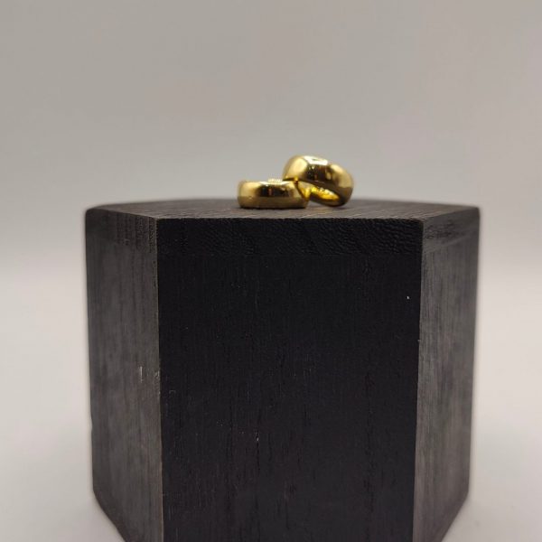 Pendientes de Aro Gruesos en Oro 18K