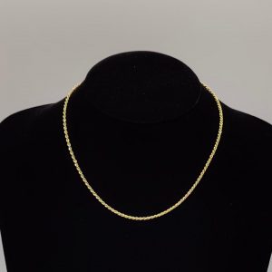 Cadena Cordón de Oro 18K - 48,9 cm, 2 mm