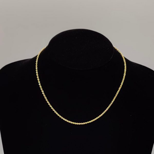 Cadena Cordón de Oro 18K - 48,9 cm, 2 mm