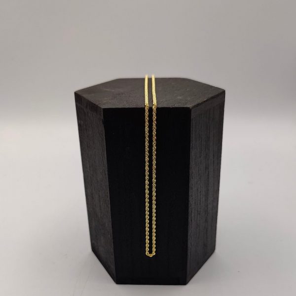 Cadena Cordón de Oro 18K - 48,9 cm, 2 mm