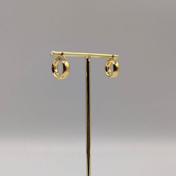 Pendientes de Aro Gruesos en Oro 18K