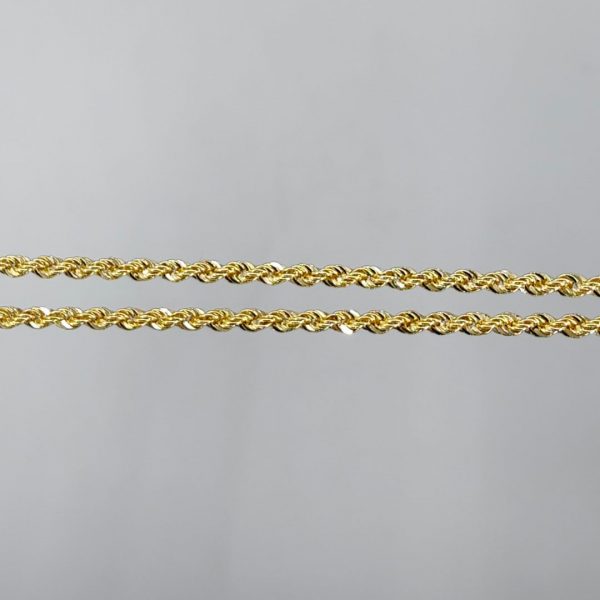 Cadena Cordón de Oro 18K - 48,9 cm, 2 mm
