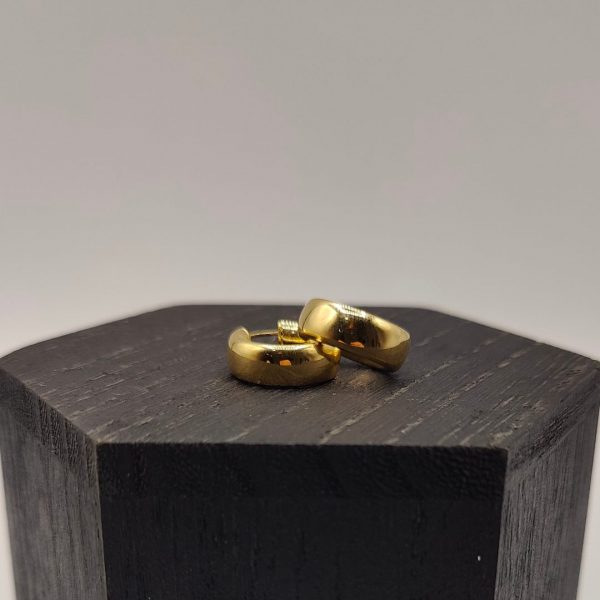 Pendientes de Aro Gruesos en Oro 18K