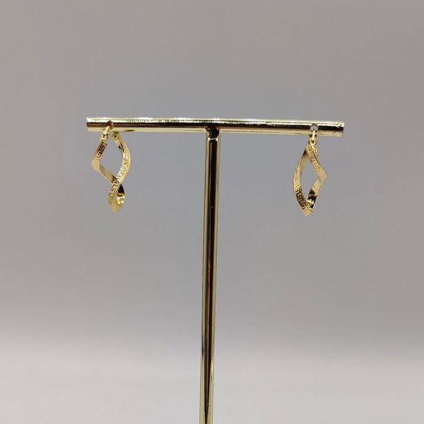 Pendientes "8" Estilo Versace en Oro 18K