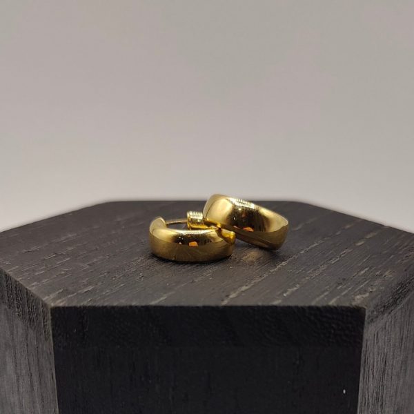 Pendientes de Aro Gruesos en Oro 18K