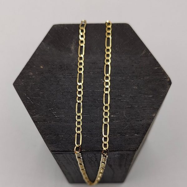 Cadena Fígaro de Oro 18K - 58 cm, 3 mm