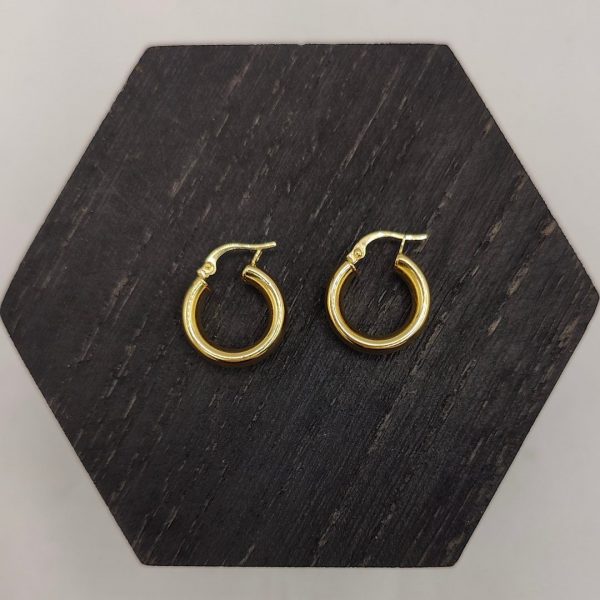 Pendientes de Aro Gruesos en Oro 18K