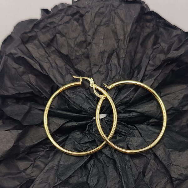Pendiente Aro Clásico – 18K
