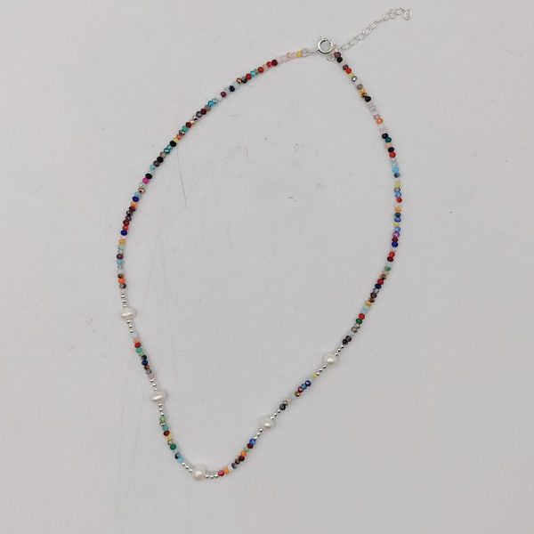 Collar de Plata con Piedras Semipreciosas