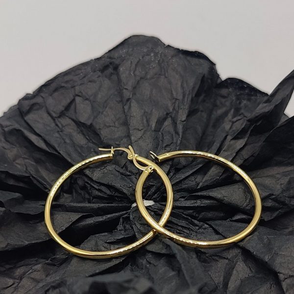 Pendiente Aro Clásico – 18K