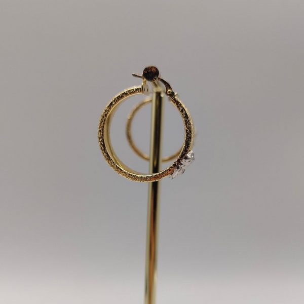 Pendientes de Aro Estilo Versace – 18K