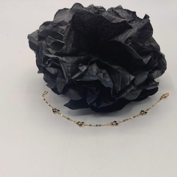 Pulsera Rolo con Mariposas – 18K