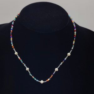 Collar de Plata con Piedras Semipreciosas