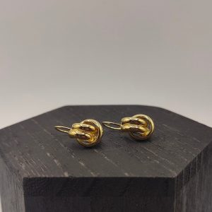 Pendientes Colgantes Nudo – 18K