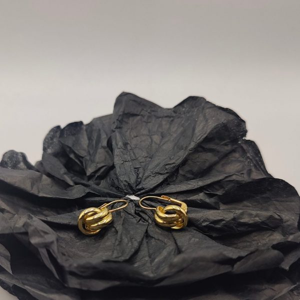 Pendientes Colgantes Nudo – 18K