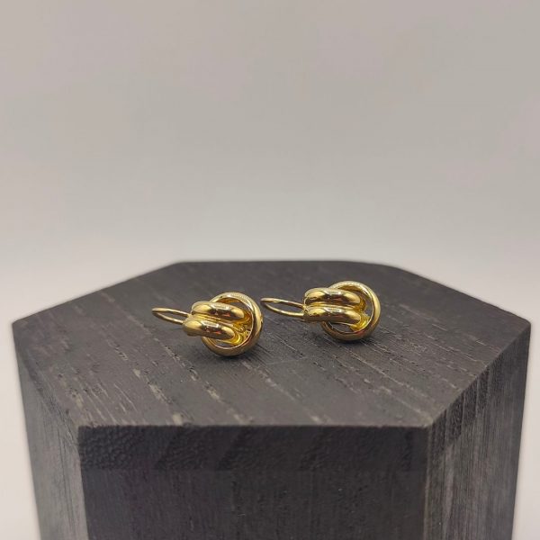 Pendientes Colgantes Nudo – 18K