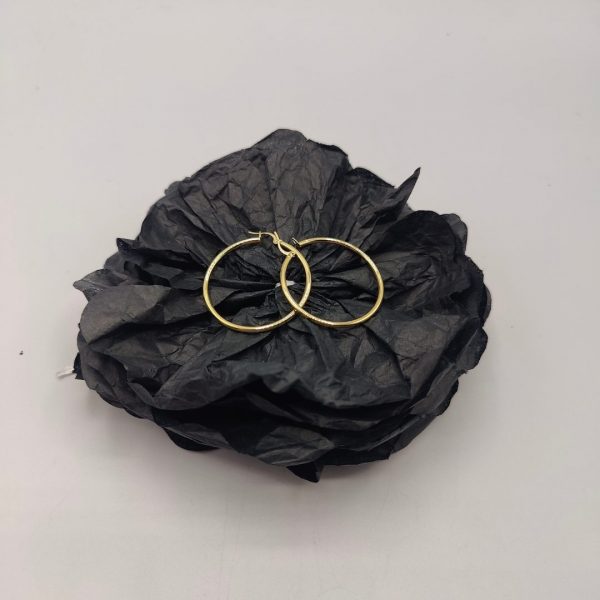 Pendiente Aro Clásico – 18K