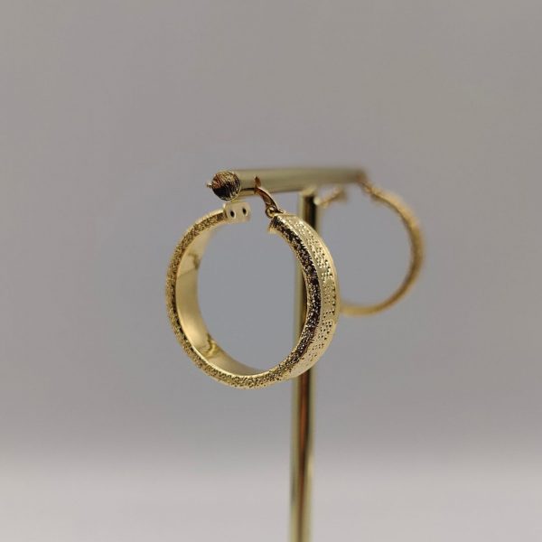 Pendientes de Aro Estilo Versace – 18K