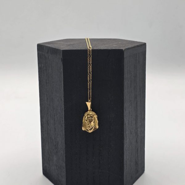 Colgante Cara de Jesús en Oro de 18K