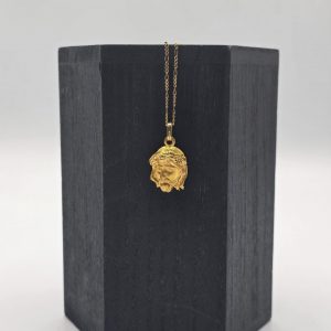 Colgante Cara de Jesús en Oro de 18K