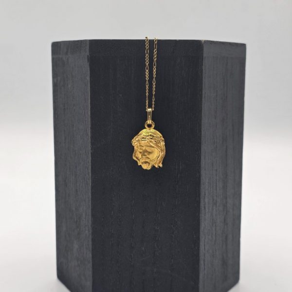 Colgante Cara de Jesús en Oro de 18K