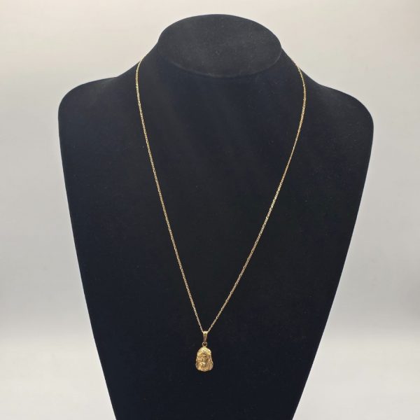 Colgante Cara de Jesús en Oro de 18K