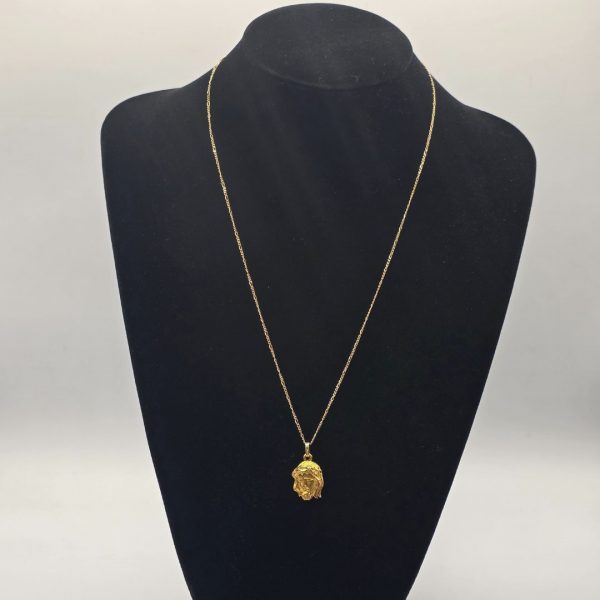 Colgante Cara de Jesús en Oro de 18K