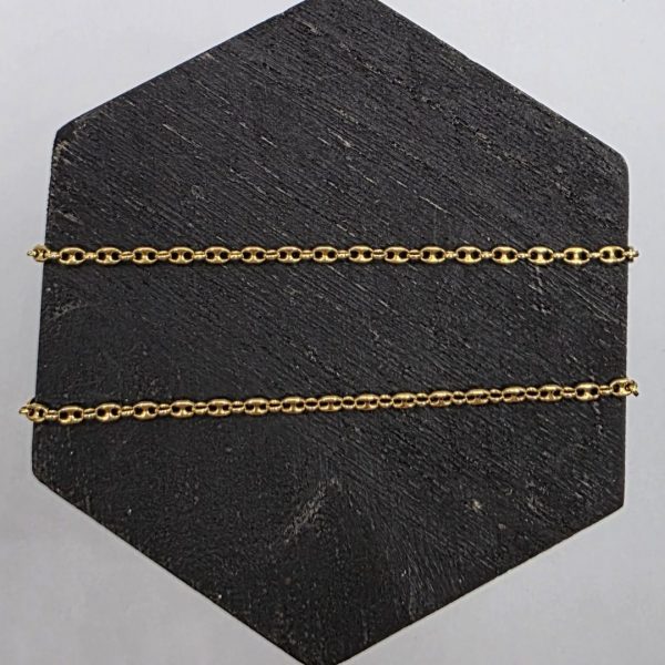 Cadena Calabrote Maciza de 63 cm y 2 mm en Oro de 18K