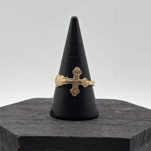 Anillo Cruz en Oro de 18K