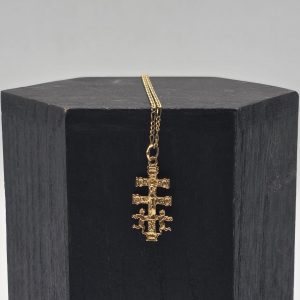Cruz de Caravaca en Oro de 18K