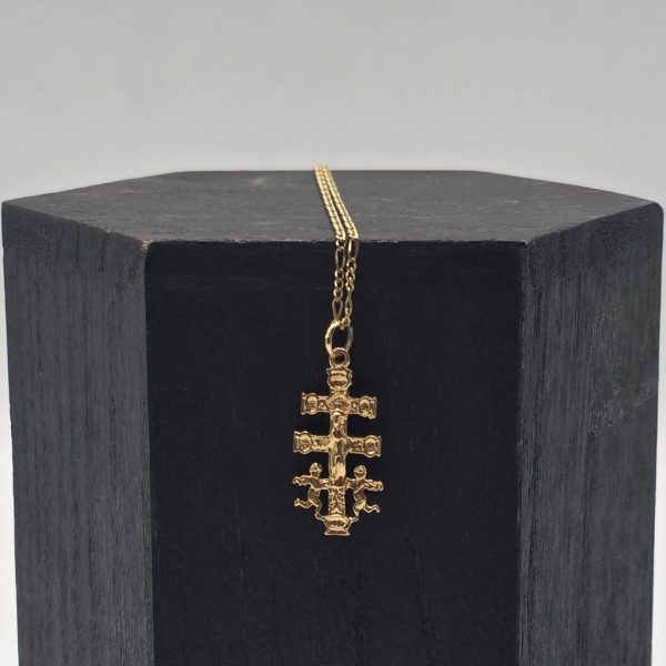 Cruz de Caravaca en Oro de 18K