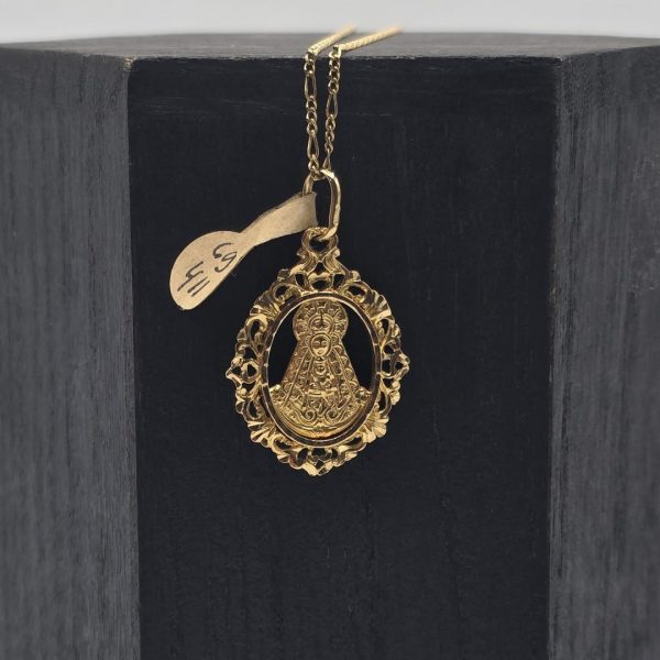 Medalla Virgen del Rocío en Oro de 18K