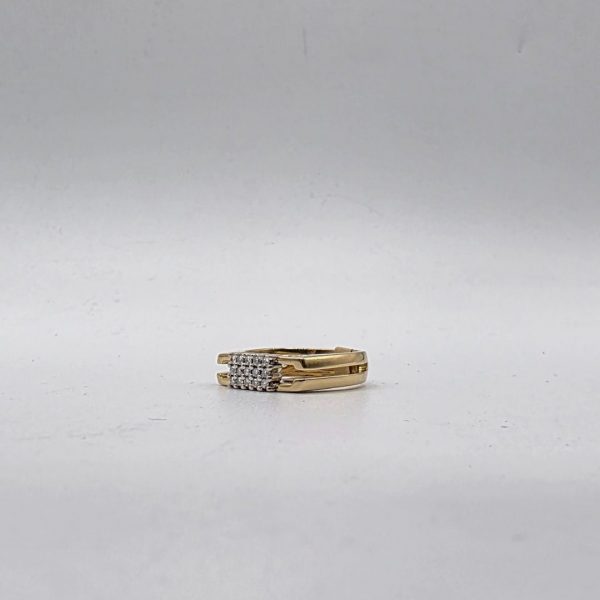 Sortija de Oro 18K con Diamantes