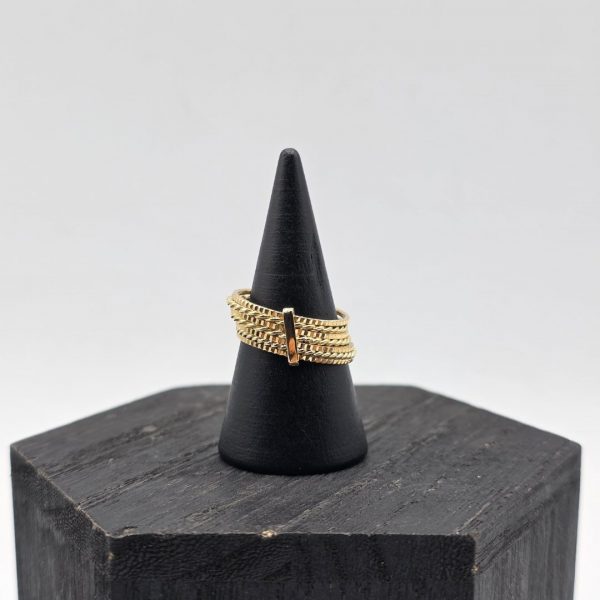 Anillo Semanario en Oro de 18K