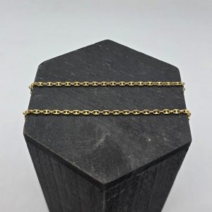Cadena Calabrote Maciza de 63 cm y 2 mm en Oro de 18K