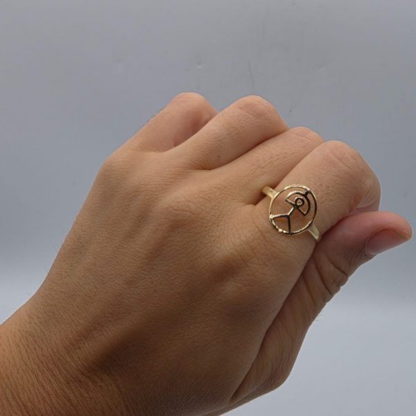 Anillo Indalo en Oro de 18K
