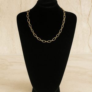 Cadena rolo adiamantada 45 cm 6mm