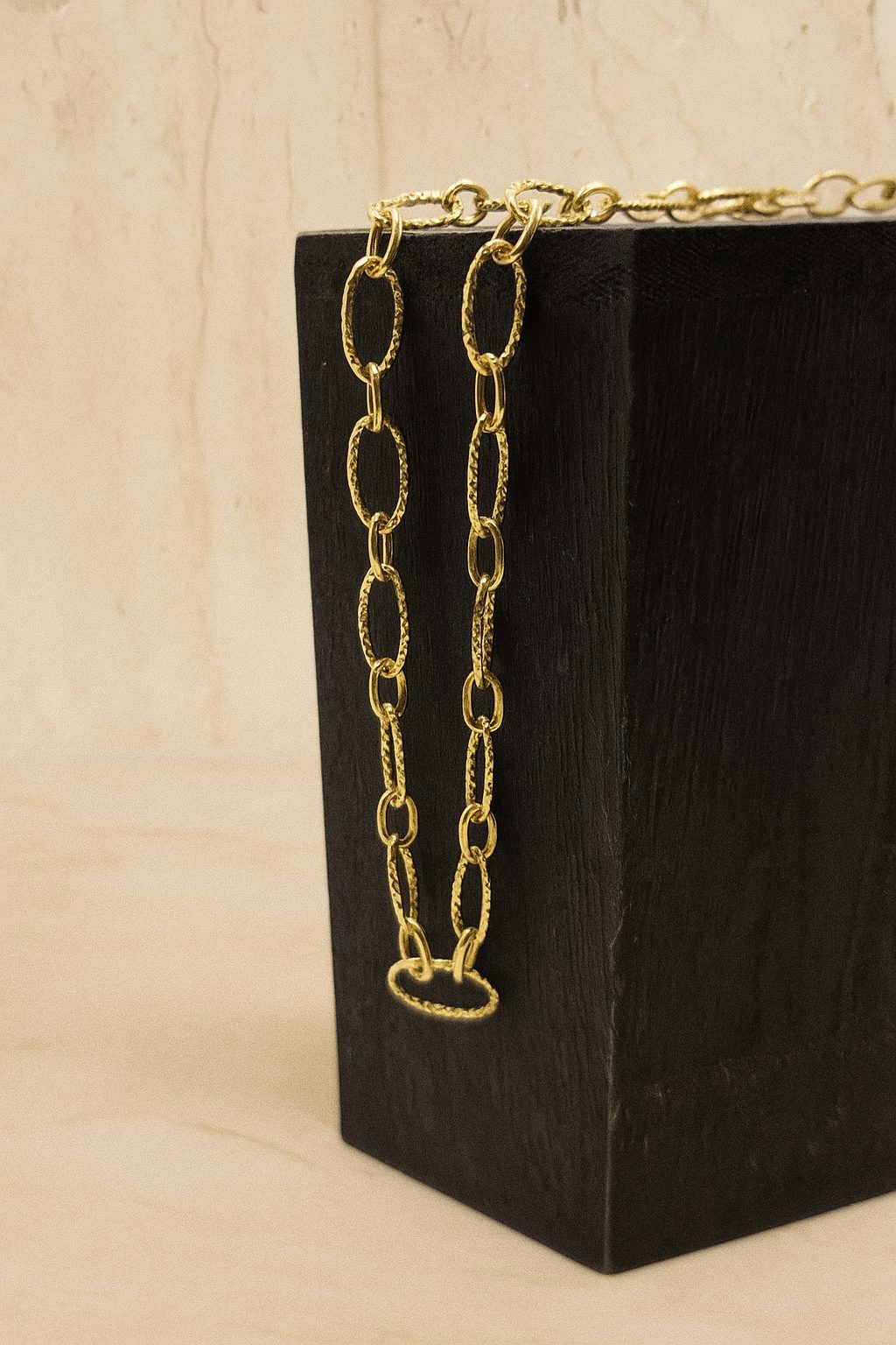 Cadena rolo adiamantada 45 cm 6mm