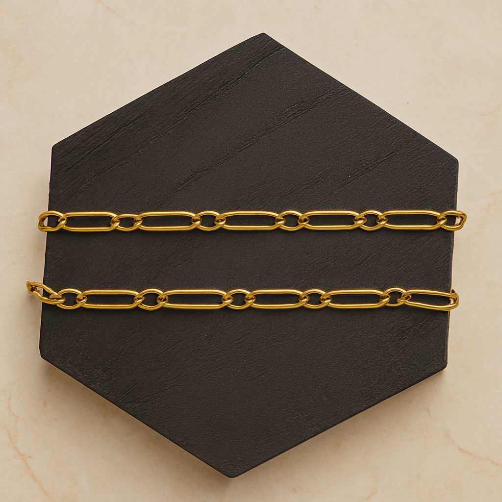 Cadena figaro 54cm 3 mm