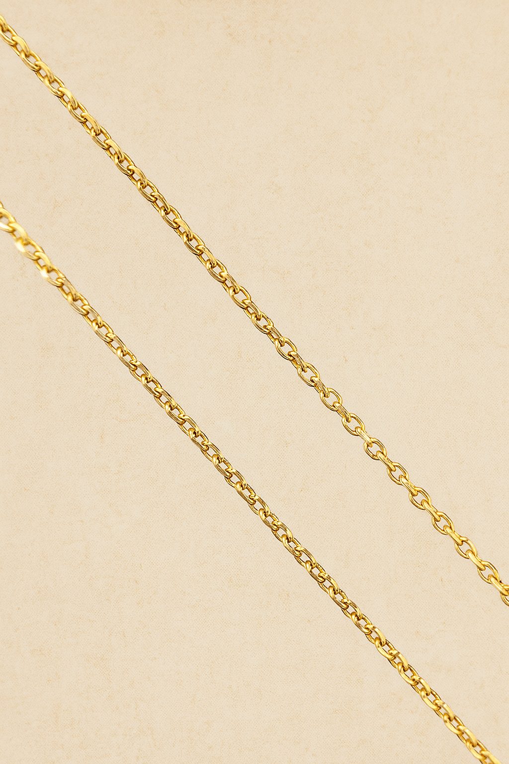 Cadena rolo redondo 60 cm 1 mm maciza