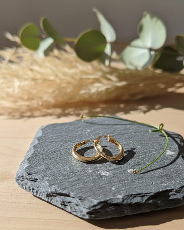 Pendiente Aro de Oro 18K