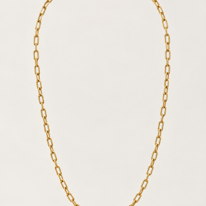 Cadena Rolo Cuadrada de Oro 18K – 60 cm