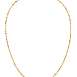 Cadena Rolo de Oro 18K con Eslabones Rectangulares – 41 cm