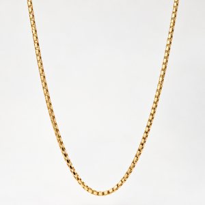Cadena Barrel de Oro 18K – 40 cm