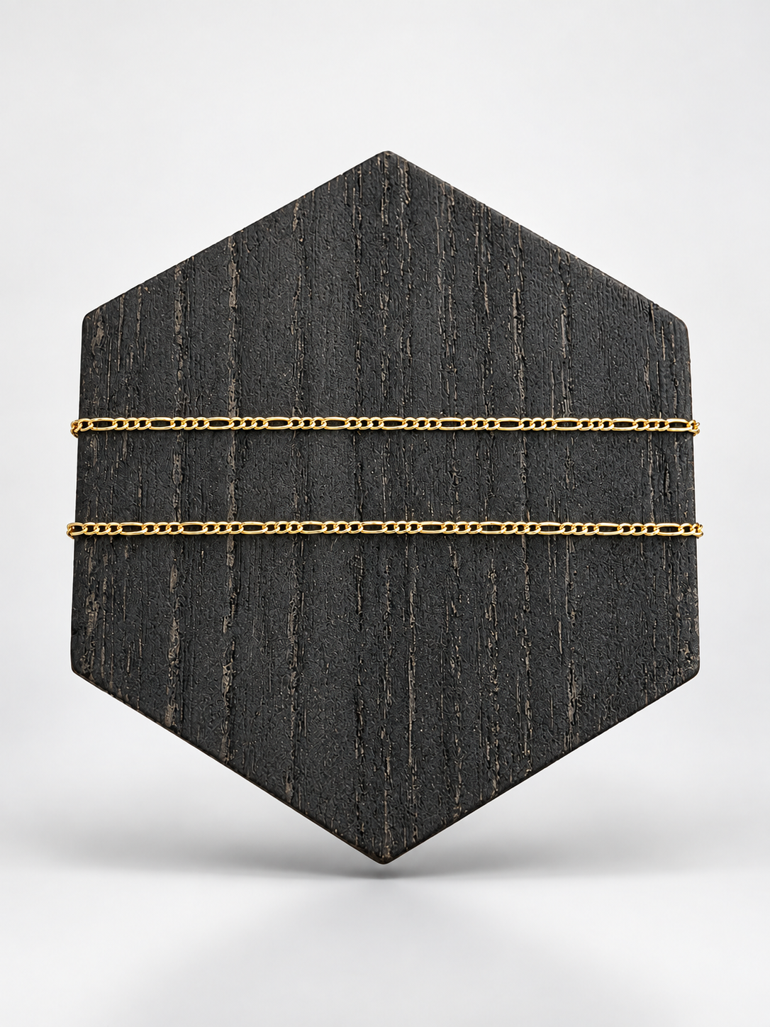 Cadena Fígaro de Oro 18K 42 cm 1 mm
