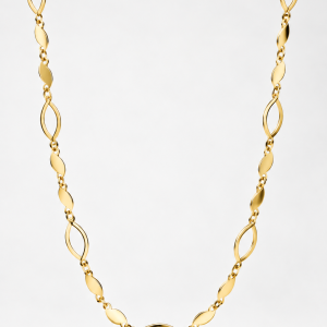 Collar Fantasía Estilo Gargantilla de Oro 18K – 40 cm